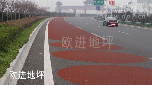公交專用車道彩色路面www.wzzzy.cn