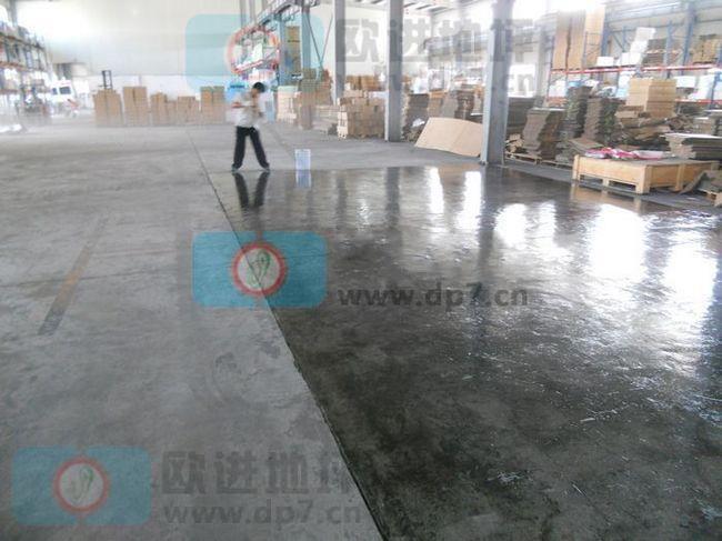 上海力豐物流有限公司水泥地面起灰處理